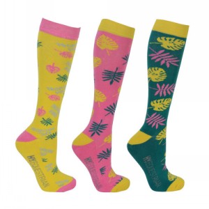 Hyequestrian Tropical Vibes Socks (3) - Adults